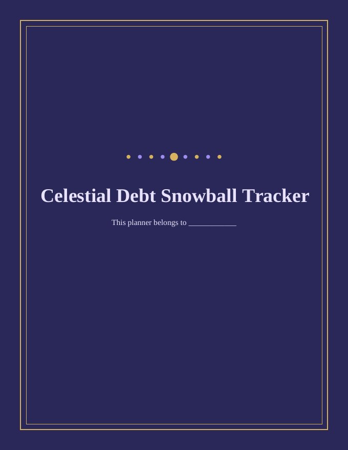 Celestial Debt Snowball Tracker