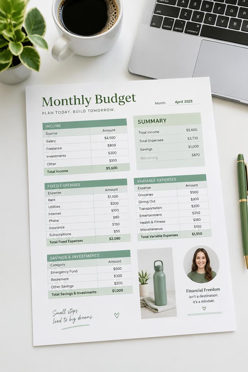 Budget Sheets